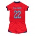 England Jude Bellingham #22 Bortedraktsett Barn VM 2022 Korte ermer (+ Korte bukser)